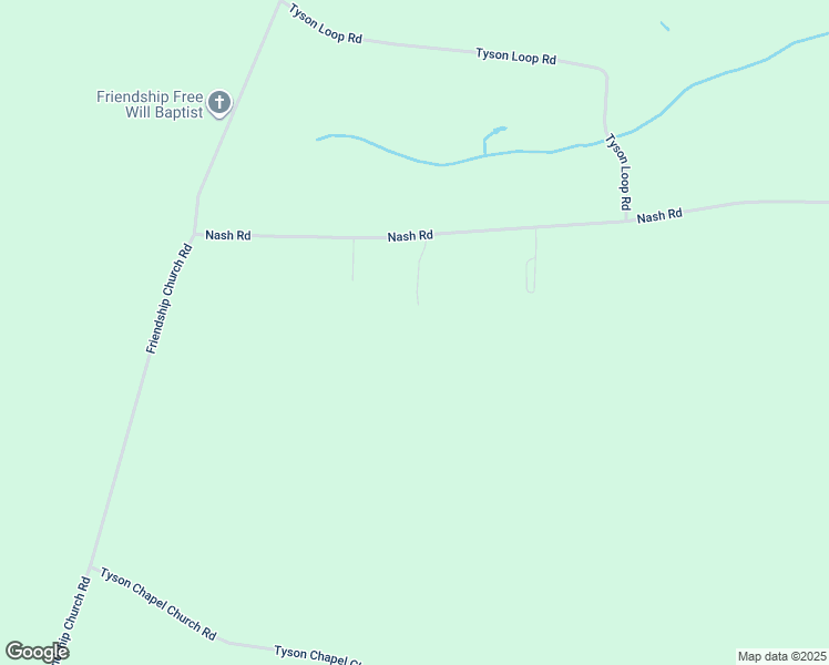 map of restaurants, bars, coffee shops, grocery stores, and more near Nash Road in Greene County