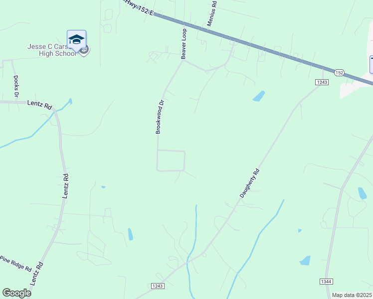 map of restaurants, bars, coffee shops, grocery stores, and more near Moosewood Drive in China Grove
