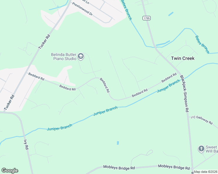 map of restaurants, bars, coffee shops, grocery stores, and more near 2909 Beddard Road in Greenville