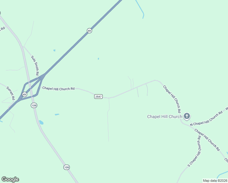 map of restaurants, bars, coffee shops, grocery stores, and more near 703 Chapel Hill Church Road in Denton