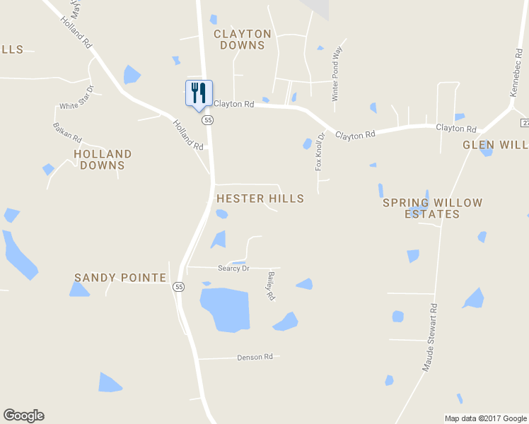 map of restaurants, bars, coffee shops, grocery stores, and more near 1228 Jicarilla Lane in Wake County