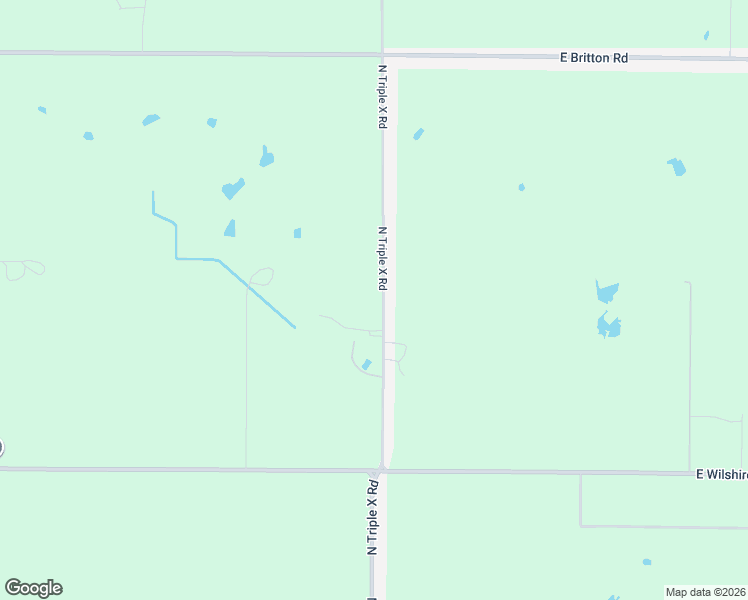 map of restaurants, bars, coffee shops, grocery stores, and more near 8613 North Triple X Road in Jones