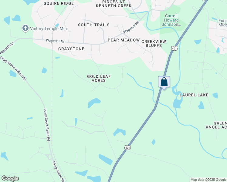 map of restaurants, bars, coffee shops, grocery stores, and more near 512 Old Gold Place in Fuquay-Varina