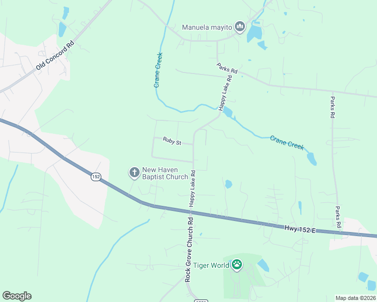 map of restaurants, bars, coffee shops, grocery stores, and more near 260 Happy Lake Rd in Rockwell