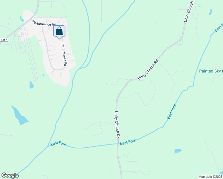 map of restaurants, bars, coffee shops, grocery stores, and more near 9665 Unity Church Road in Mooresville