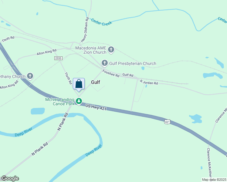 map of restaurants, bars, coffee shops, grocery stores, and more near in Gulf