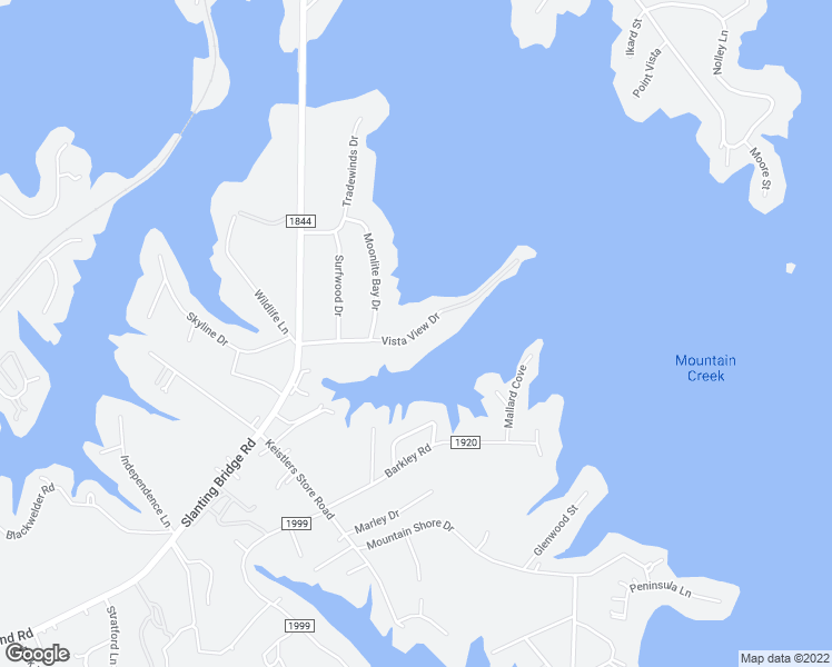 map of restaurants, bars, coffee shops, grocery stores, and more near 7949 Westview Drive in Sherrills Ford