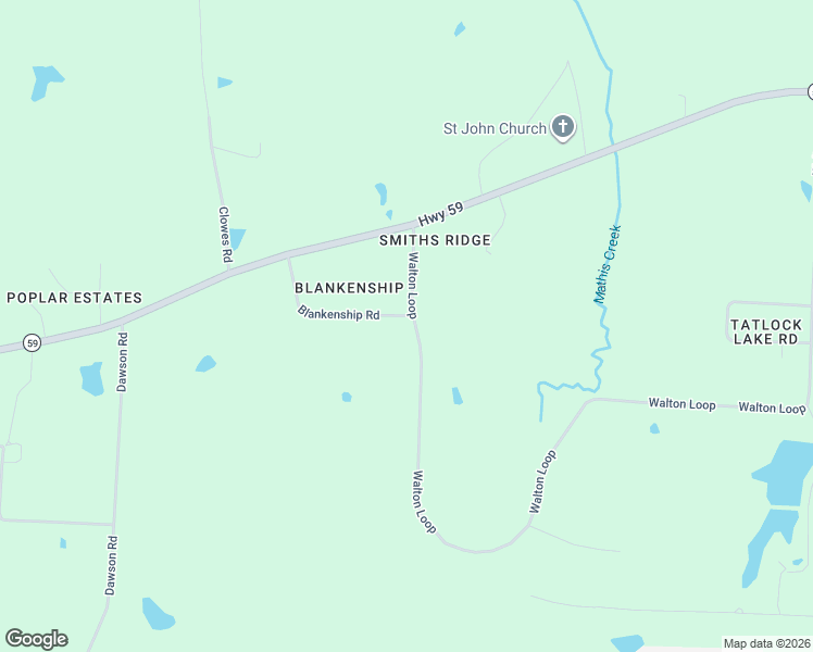 map of restaurants, bars, coffee shops, grocery stores, and more near 2218 Walton Loop in Covington