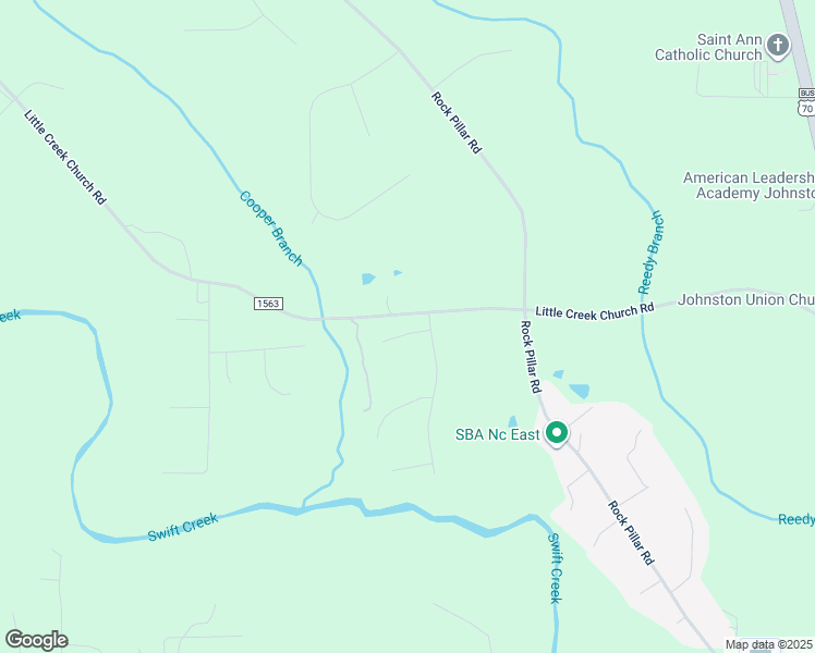 map of restaurants, bars, coffee shops, grocery stores, and more near 48 Eagle Pointe Ln in Clayton