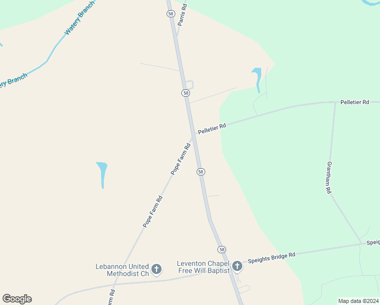 map of restaurants, bars, coffee shops, grocery stores, and more near 55 Pope Farm Road in Stantonsburg