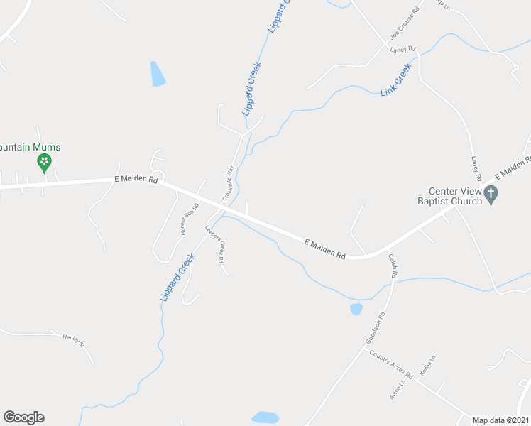 map of restaurants, bars, coffee shops, grocery stores, and more near 3596 East Maiden Road in Maiden
