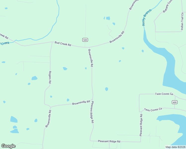 map of restaurants, bars, coffee shops, grocery stores, and more near 2475 Brownsville Road in Greers Ferry