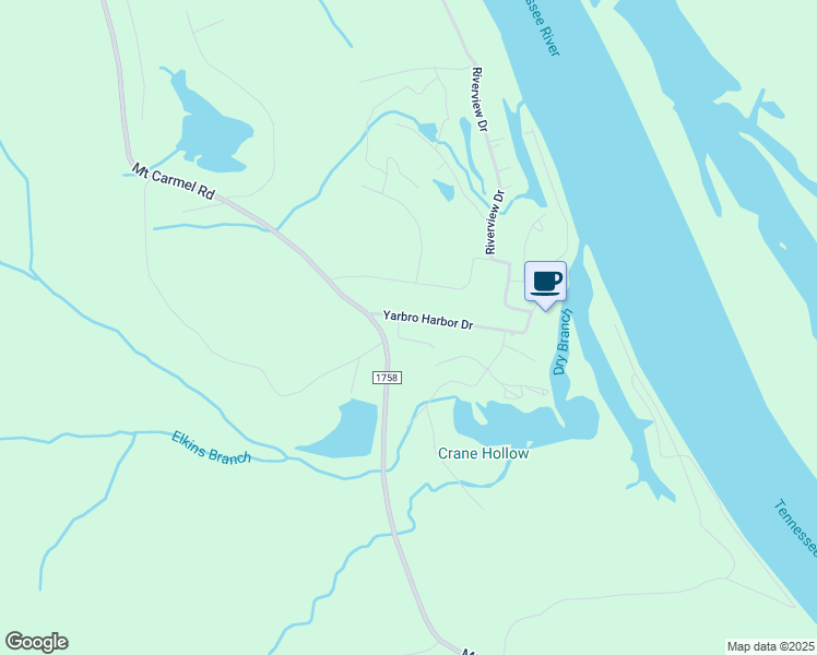 map of restaurants, bars, coffee shops, grocery stores, and more near 98 Yarbro Harbor Drive in Decaturville