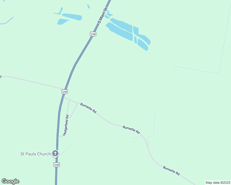 map of restaurants, bars, coffee shops, grocery stores, and more near Burnette Road in Greene County