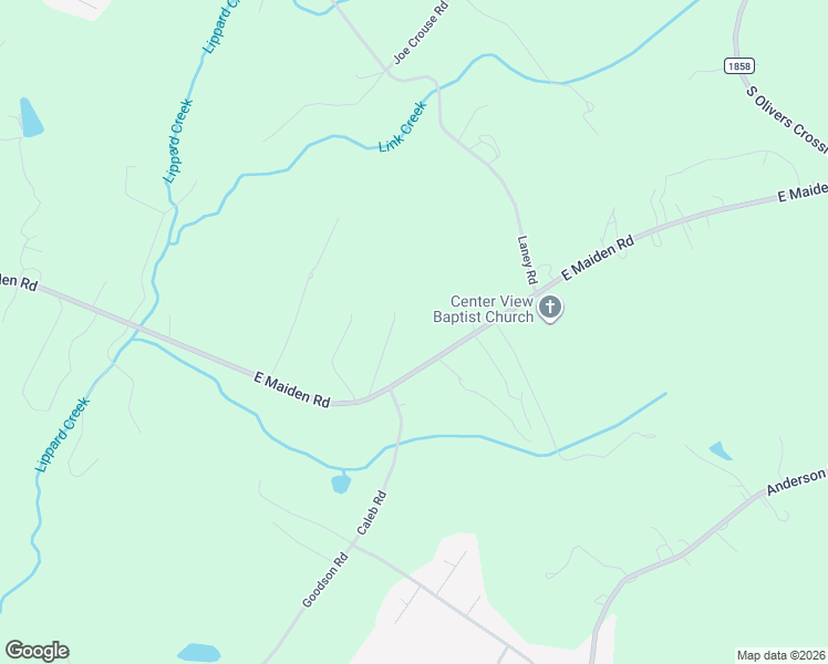 map of restaurants, bars, coffee shops, grocery stores, and more near 3842 East Maiden Road in Maiden