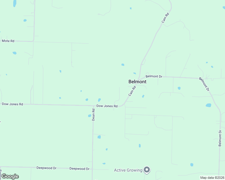 map of restaurants, bars, coffee shops, grocery stores, and more near 3022 Dow Jones Road in Alma