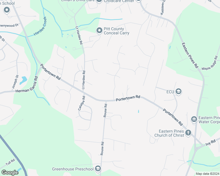 map of restaurants, bars, coffee shops, grocery stores, and more near 1064 Brandy Brook Drive in Greenville