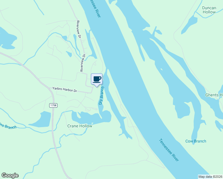 map of restaurants, bars, coffee shops, grocery stores, and more near 657 Gumdale Cove in Decaturville