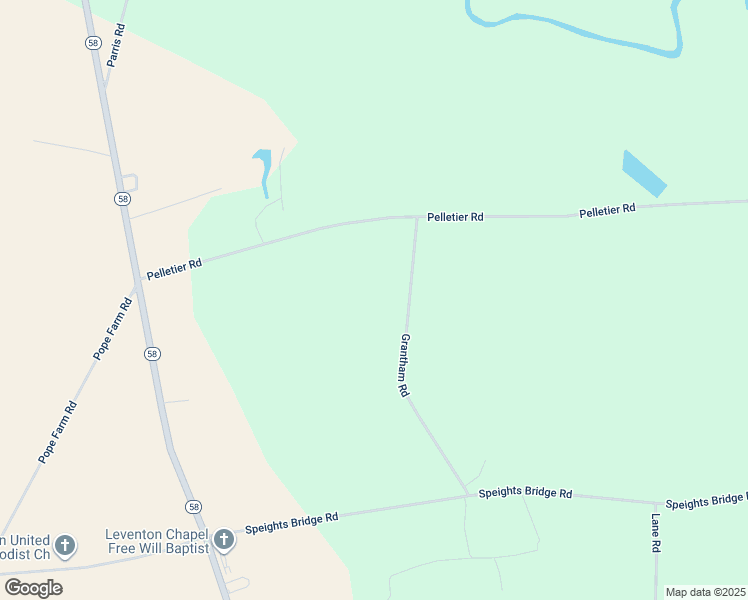 map of restaurants, bars, coffee shops, grocery stores, and more near Grantham Road in Greene County