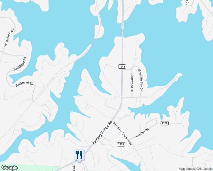 map of restaurants, bars, coffee shops, grocery stores, and more near 4911 Wildlife Lane in Sherrills Ford