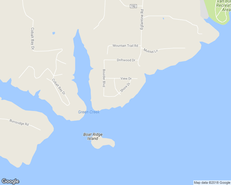 map of restaurants, bars, coffee shops, grocery stores, and more near 223 Shore Drive in Shirley