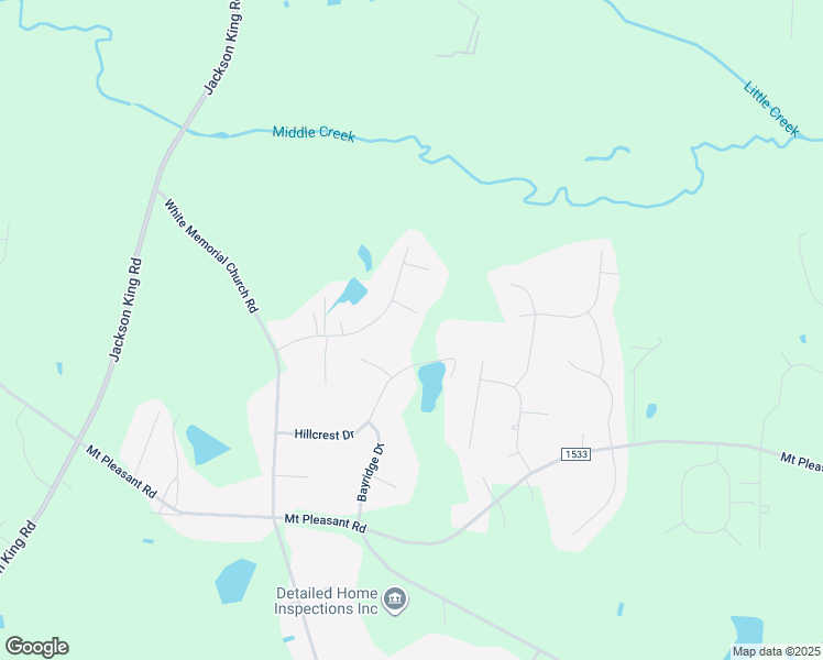 map of restaurants, bars, coffee shops, grocery stores, and more near 104 Raspberry Court in Johnston County