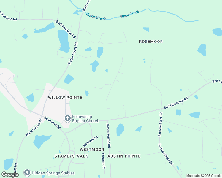 map of restaurants, bars, coffee shops, grocery stores, and more near Stephenson Adams Lane in Wake County