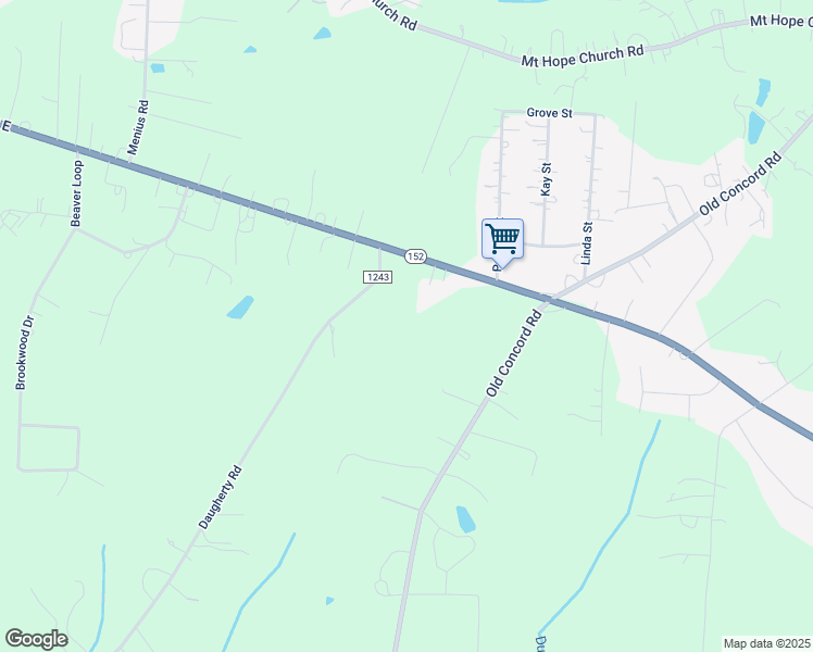 map of restaurants, bars, coffee shops, grocery stores, and more near in China Grove