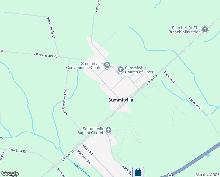 map of restaurants, bars, coffee shops, grocery stores, and more near 7111 McMinnville Highway in Smithville