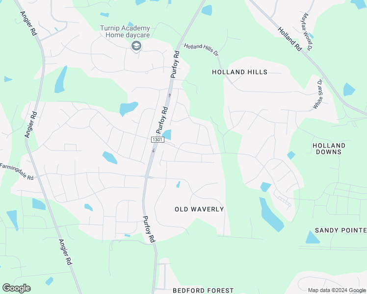 map of restaurants, bars, coffee shops, grocery stores, and more near 1504 Carolina Park Drive in Fuquay-Varina