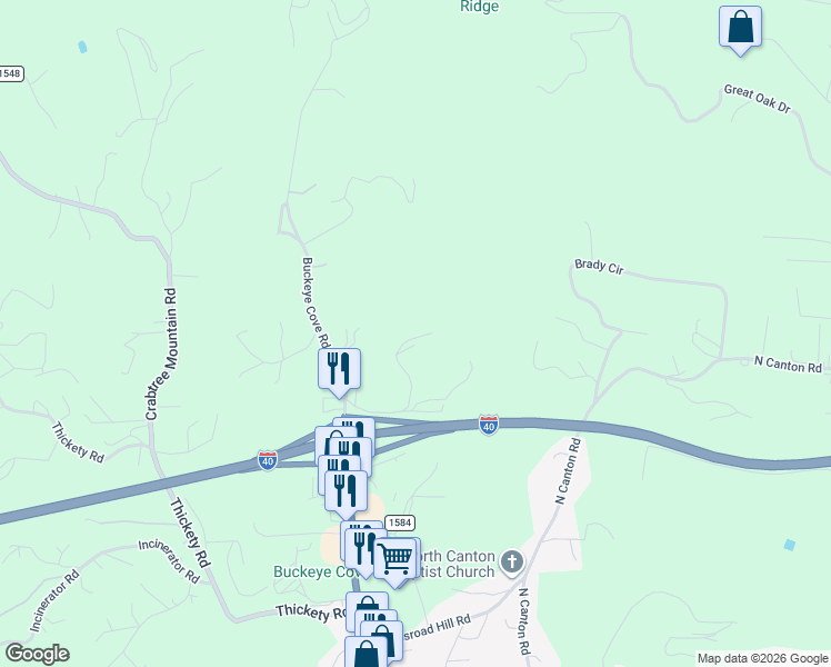 map of restaurants, bars, coffee shops, grocery stores, and more near 290 Willis Road in Canton