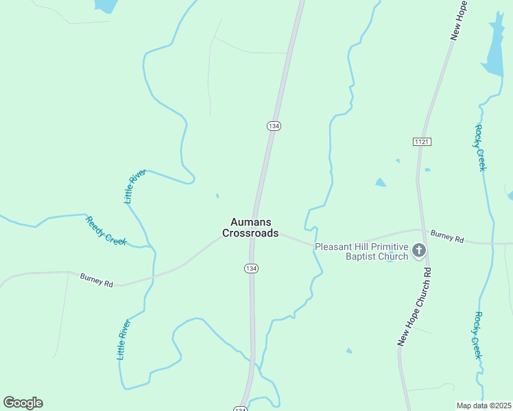 map of restaurants, bars, coffee shops, grocery stores, and more near North Carolina 134 in Asheboro