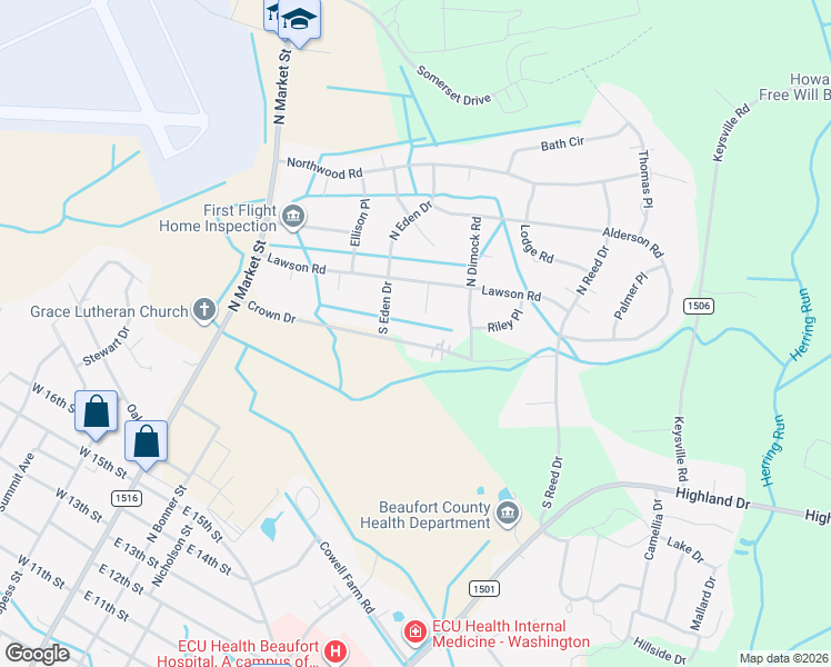 map of restaurants, bars, coffee shops, grocery stores, and more near 108 Morgan Place in Washington