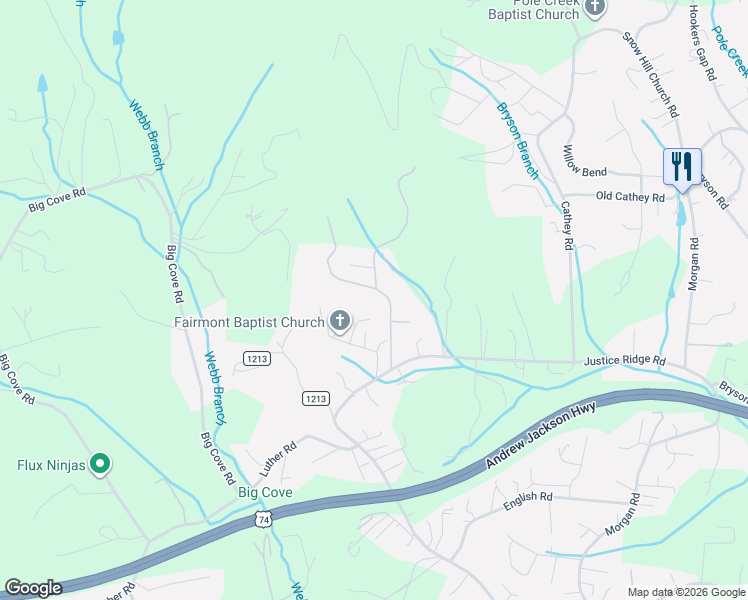 map of restaurants, bars, coffee shops, grocery stores, and more near 56 Pine Tree Drive in Candler