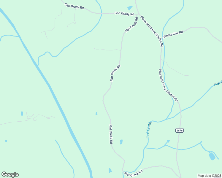 map of restaurants, bars, coffee shops, grocery stores, and more near 6829 Flat Creek Road in Bennett