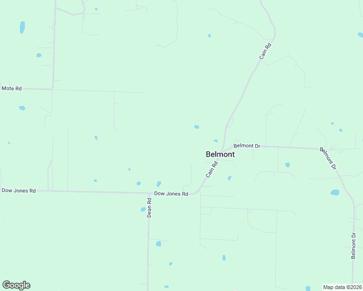 map of restaurants, bars, coffee shops, grocery stores, and more near 3022 Dow Jones Road in Mountainburg