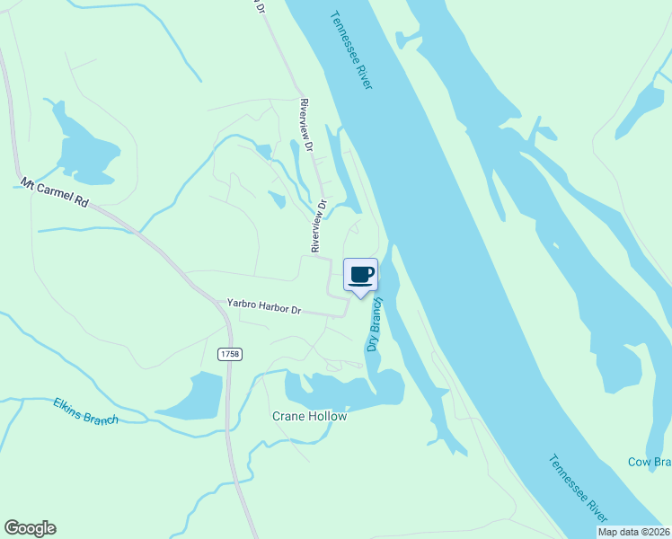 map of restaurants, bars, coffee shops, grocery stores, and more near 905 Riverview Drive in Decaturville