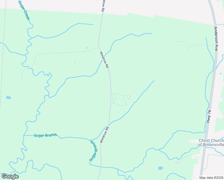 map of restaurants, bars, coffee shops, grocery stores, and more near 1636 Windrow Road in Brownsville