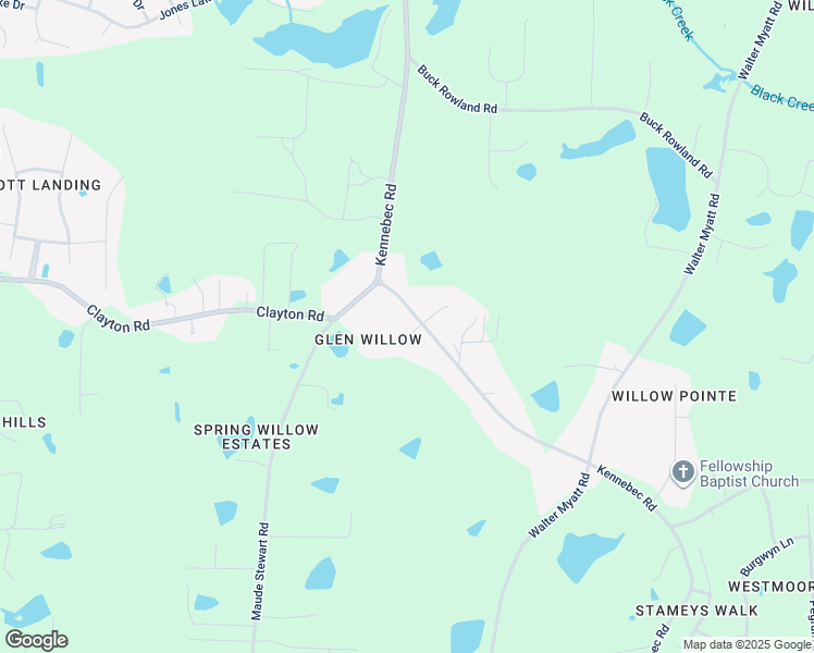 map of restaurants, bars, coffee shops, grocery stores, and more near 8212 Kennebec Road in Wake County