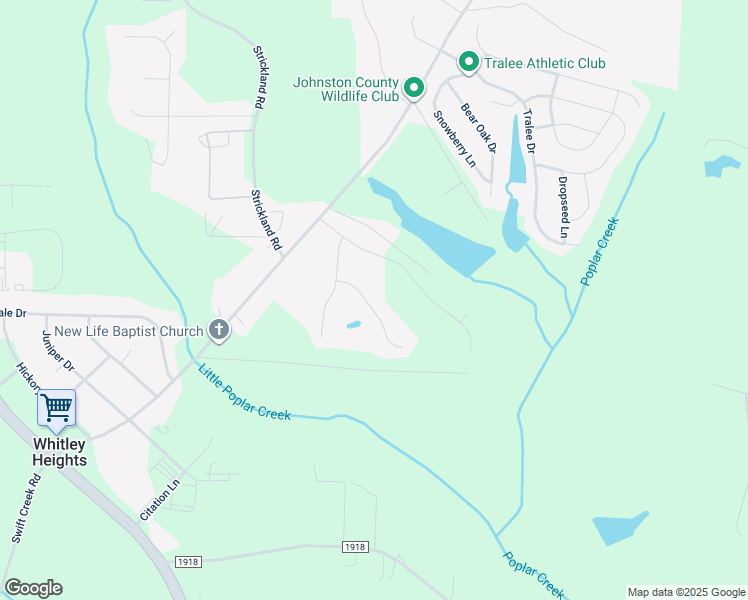 map of restaurants, bars, coffee shops, grocery stores, and more near 71 Beadle Court in Smithfield