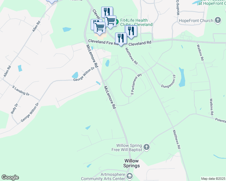 map of restaurants, bars, coffee shops, grocery stores, and more near 99 Mornington Place in Clayton