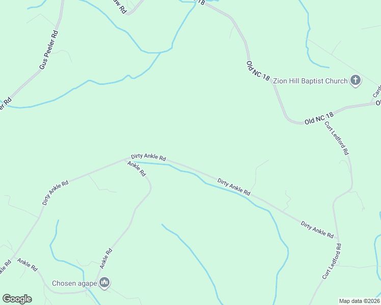 map of restaurants, bars, coffee shops, grocery stores, and more near 230 Dirty Ankle Road in Lawndale