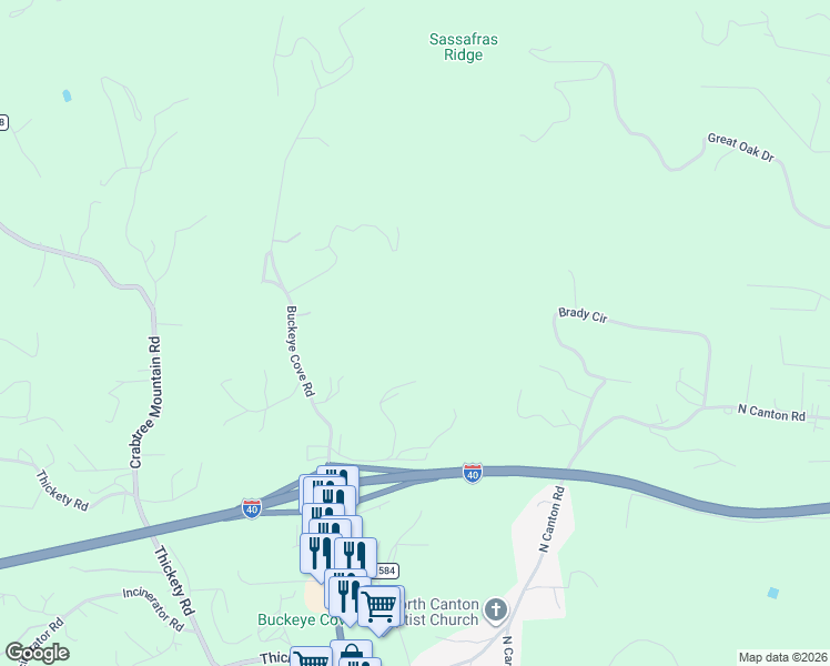 map of restaurants, bars, coffee shops, grocery stores, and more near 290 Willis Road in Canton