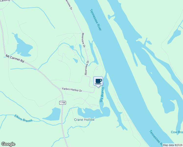 map of restaurants, bars, coffee shops, grocery stores, and more near 905 Riverview Drive in Decaturville