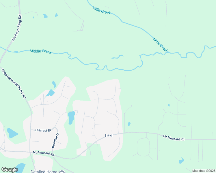 map of restaurants, bars, coffee shops, grocery stores, and more near 733 November Lane in Johnston County