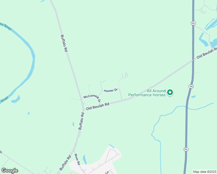 map of restaurants, bars, coffee shops, grocery stores, and more near 70 Hunter Drive in Selma