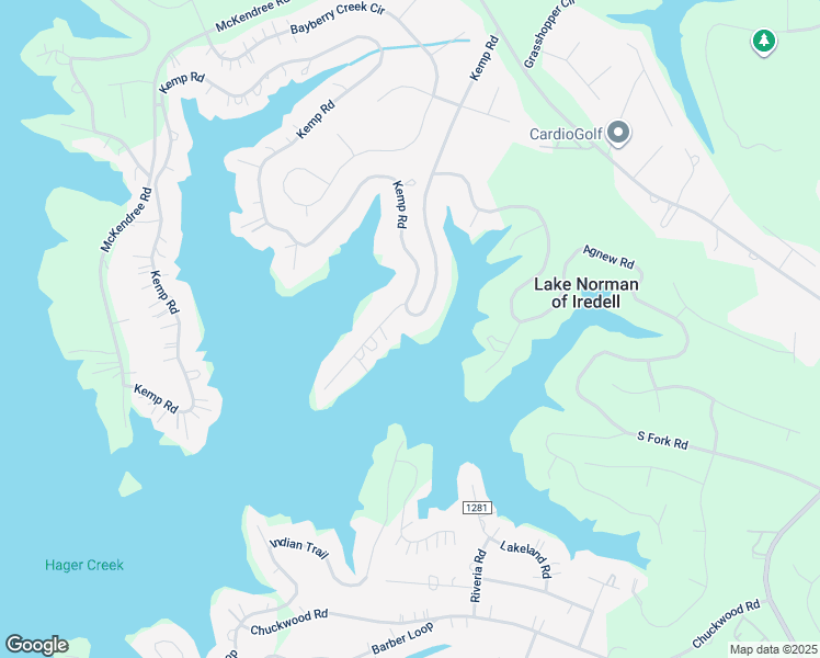 map of restaurants, bars, coffee shops, grocery stores, and more near 273 Kemp Road in Mooresville