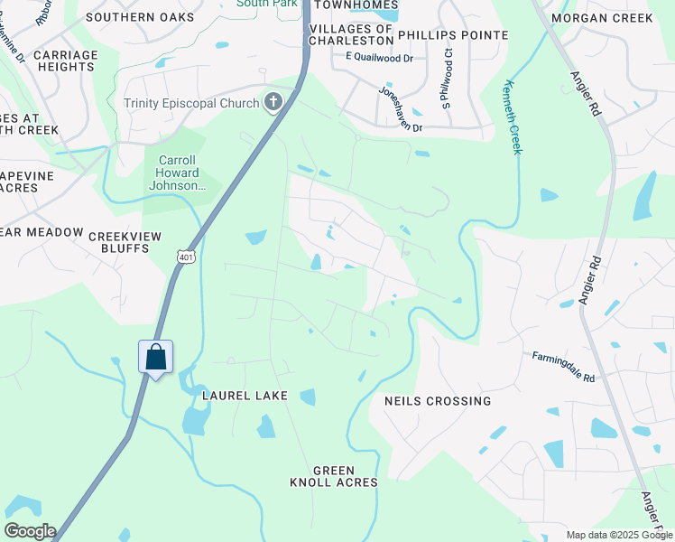 map of restaurants, bars, coffee shops, grocery stores, and more near 141 Teaser Drive in Fuquay-Varina