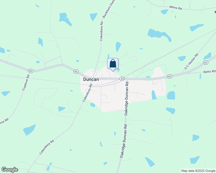 map of restaurants, bars, coffee shops, grocery stores, and more near 58 Meadow Creek Lane in Fuquay-Varina