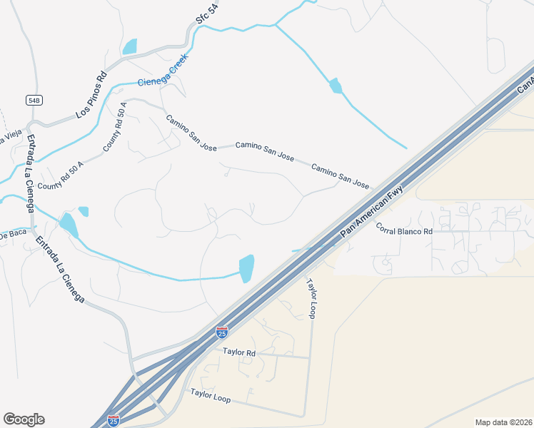 map of restaurants, bars, coffee shops, grocery stores, and more near 51 Rito Guicu in Santa Fe